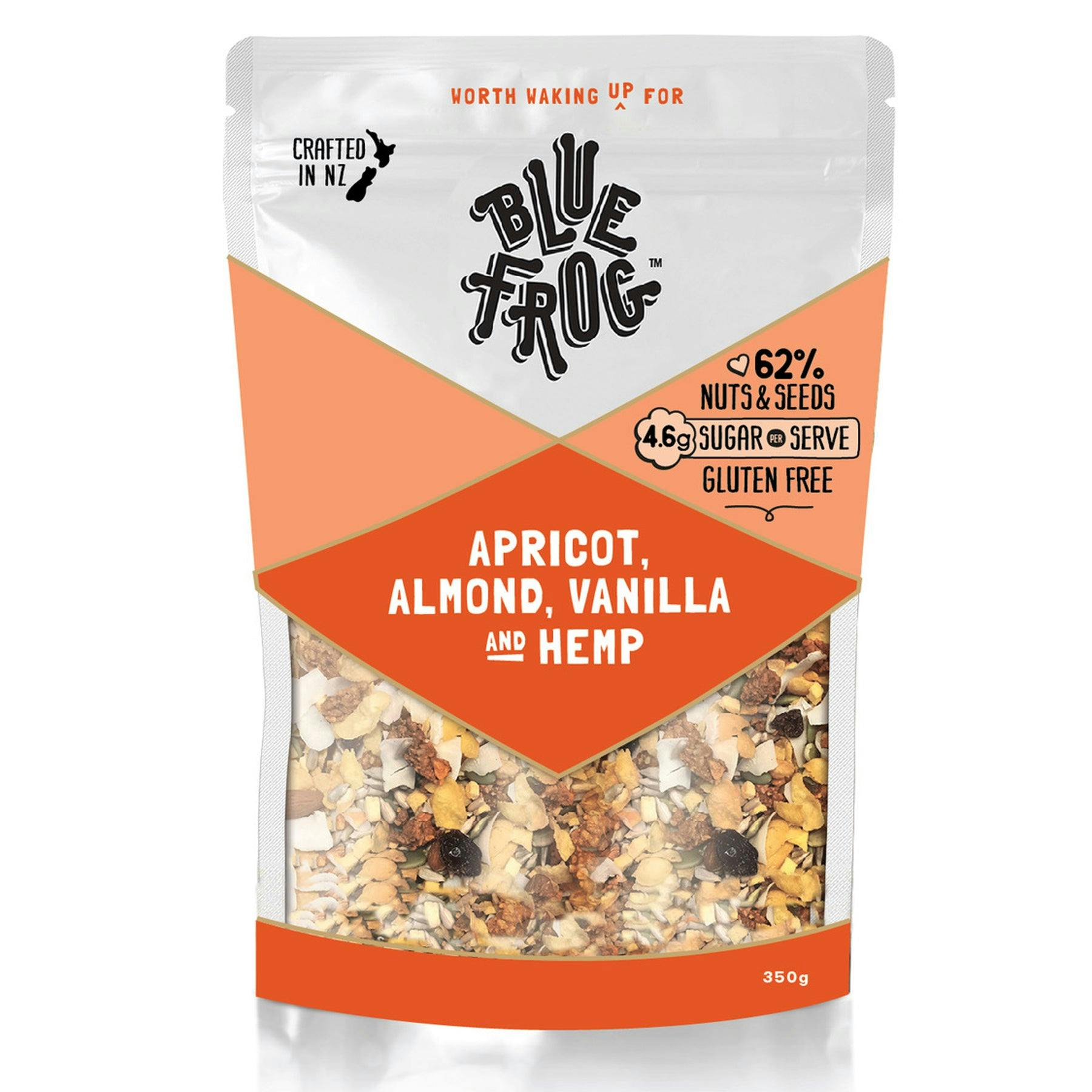 Blue Frog Apricot Almond, Vanilla and Hemp Cereal