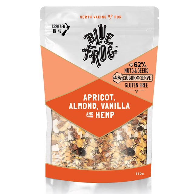 Blue Frog Apricot Almond, Vanilla and Hemp Cereal
