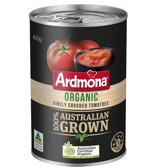 Ardmona Organic Finely Crushed Tomatoes