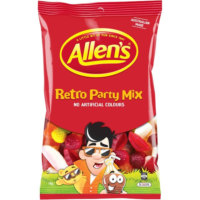 Allen's Retro Party Mix Family Bag