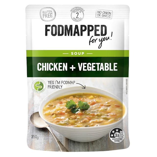 Fodmapped Chicken and Vegetable Soup