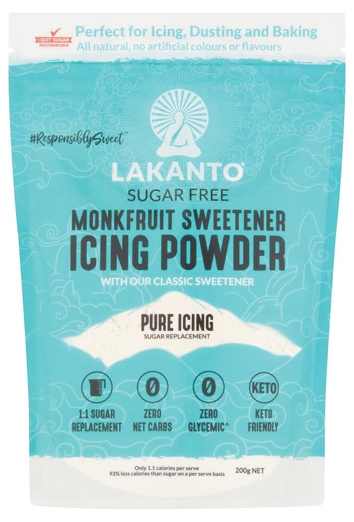 LAKANTO Monkfruit Sweetener Icing Powder (200g)