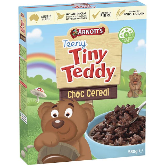 Arnott's Teeny Tiny Teddy Choc Cereal