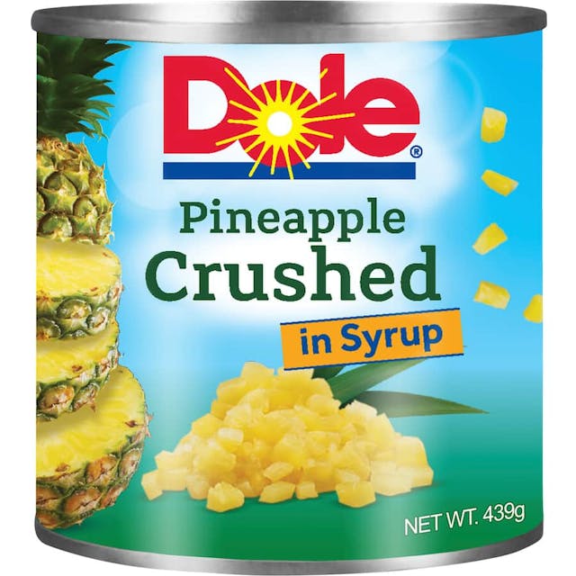 Dole Pineapple Crushed In Syrup