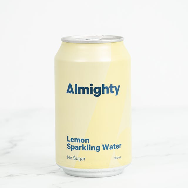 ALMIGHTY LEMON SPARKLING WATER