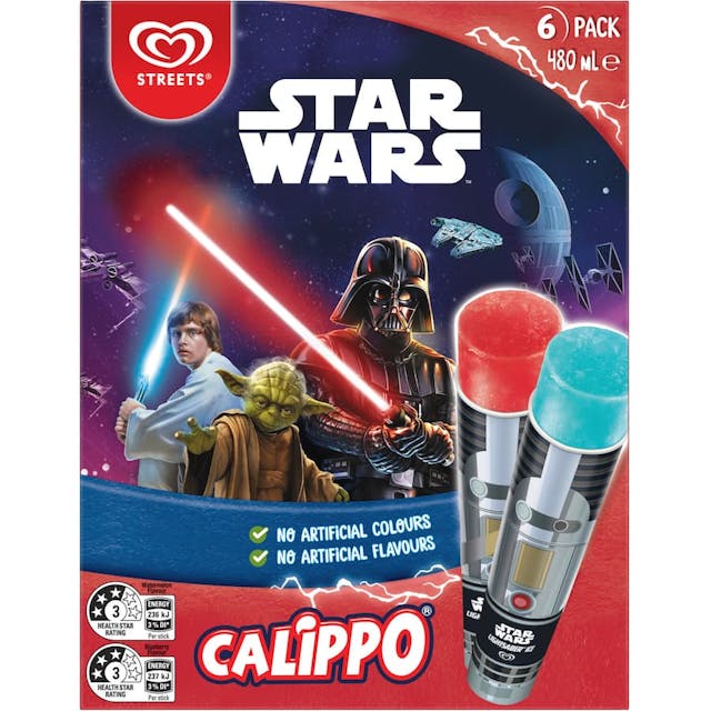 Calippo Star Wars Ice Blocks