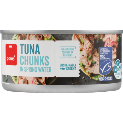 Pams Tuna Chunks In Spring Water