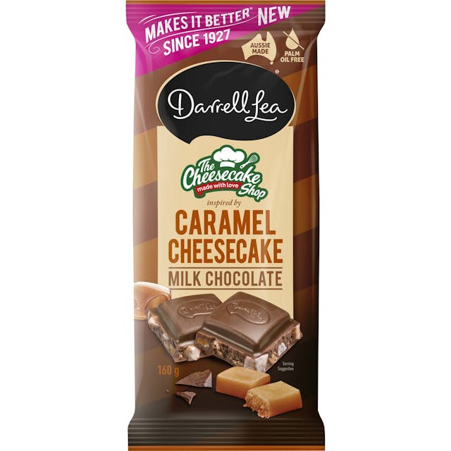 Darrell Lea Caramel Cheesecake Milk Chocolate