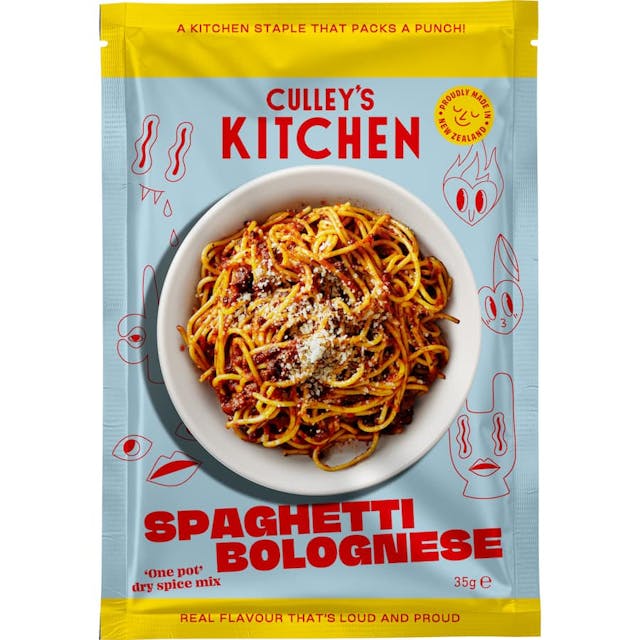 Culley's kitchen recipe base spaghetti bolognese