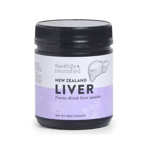 Thankfully Nourished New Zealand Free Dried Liver Powder 180g