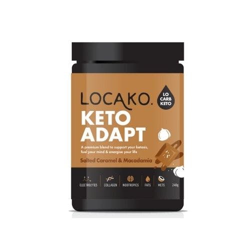 Locako Salted Caramel Macadamia Keto Adapt Powder 240g