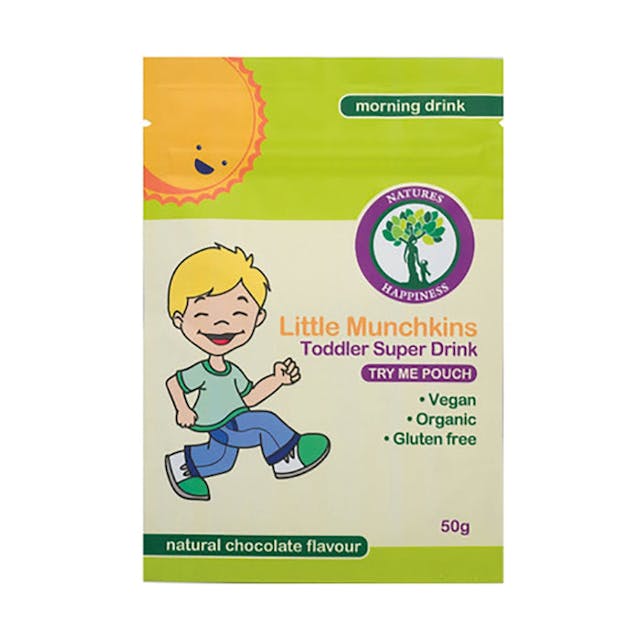 Natures Happiness Little Munchkins Toddler Super Drink (Sleepy Time) Nat. French Vanilla Pouch