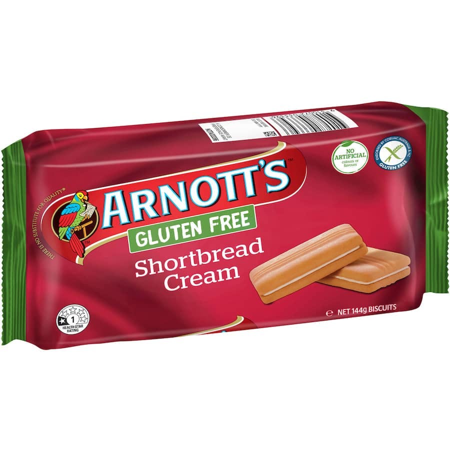 Arnotts shortbread cream gluten free