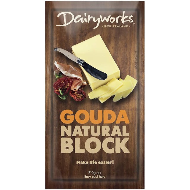 Dairyworks Cheese Block Natural Gouda