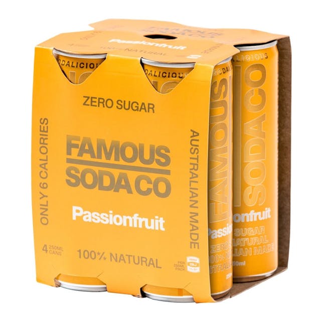Can Passionfruit 250ml 4 Pack