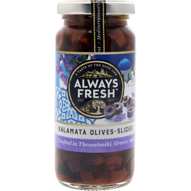 Always Fresh Olives Kalamata Sliced