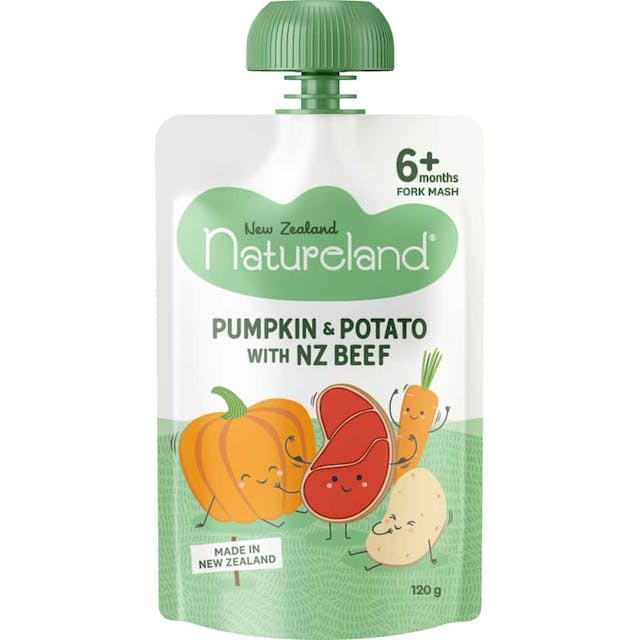 Natureland Baby Food Pumpkin, Potato & Beef