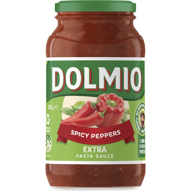Dolmio Extra Pasta Sauce Spicy Peppers
