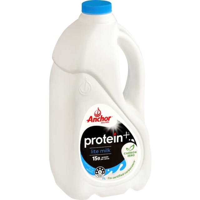 Anchor protein+ lite milk 15g protein per serve