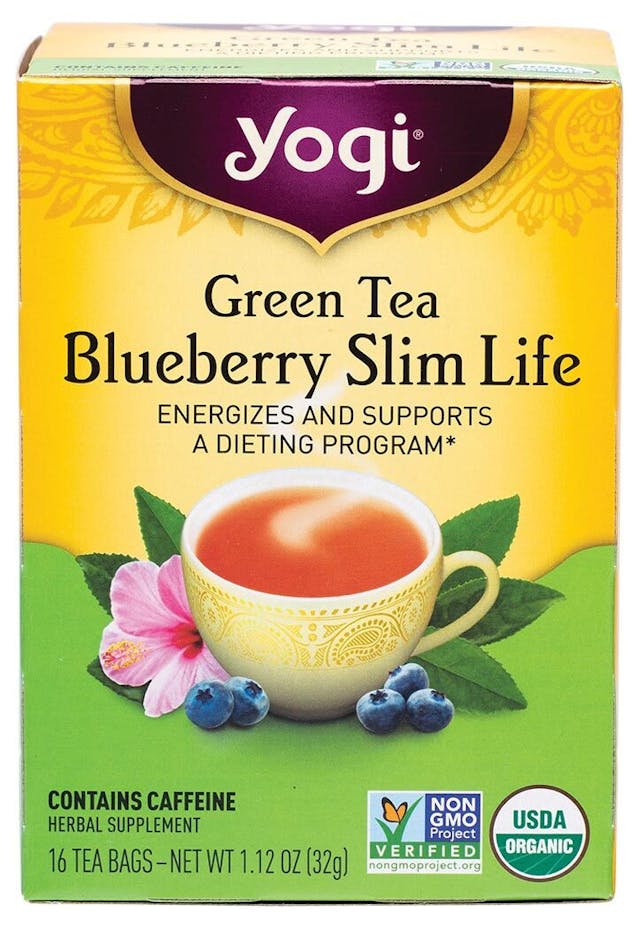Organic Blueberry Slim Life Herbal Tea Bags