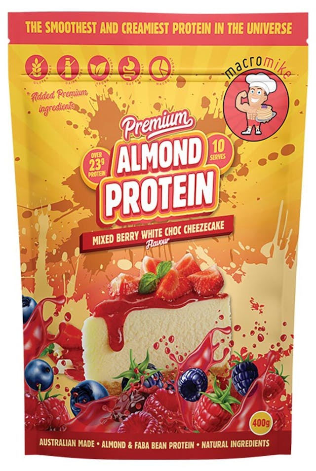 Berry White Choc Premium Almond Protein