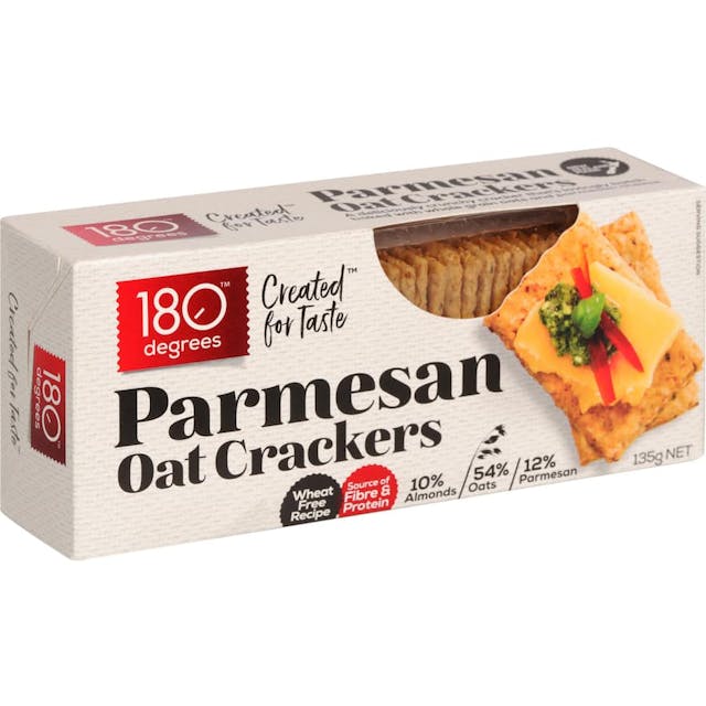180 Degrees Crackers Parmesan Oat