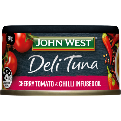 John West Cherry Tomato & Chilli Infused Oil Deli Tuna