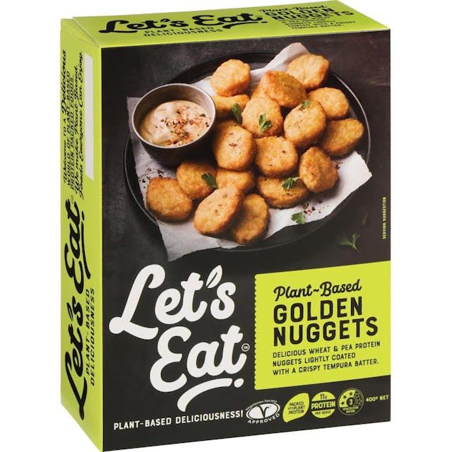 Let's Eat Plant Based Golden Nuggets Tempura