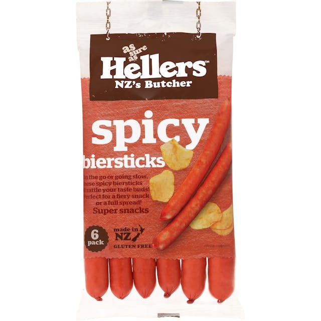Hellers Biersticks Spicy