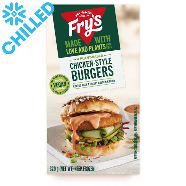 Fry's Chicken-Style Burgers