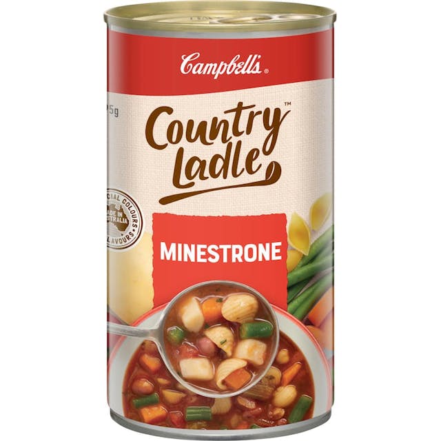 Campbells Country Ladle Canned Soup Minestrone