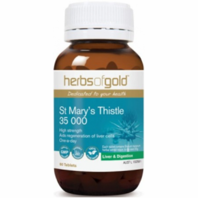 Herbs of Gold St Mary's Thistle 35,000 60tabs