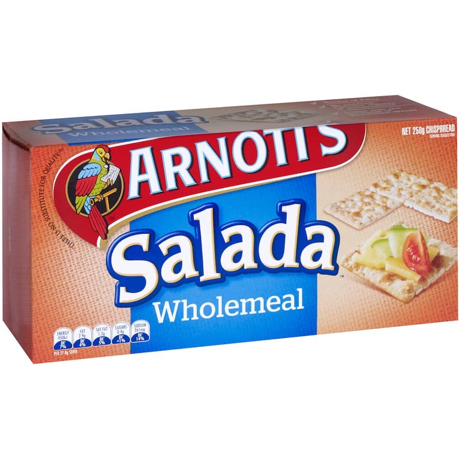 Arnotts Salada Crackers Wholemeal