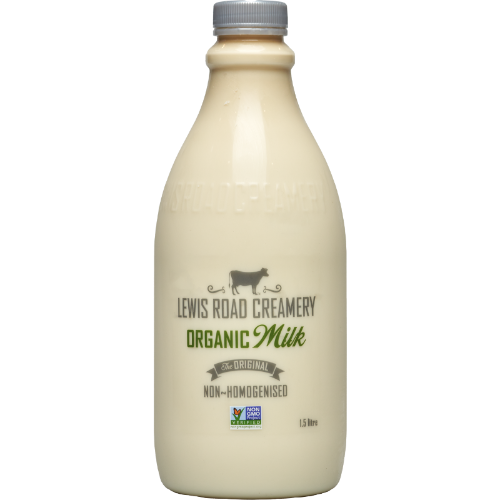 Lewis Road Creamery Organic Non-homogenised Milk