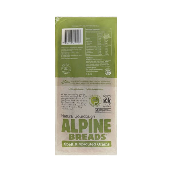Alpine Spelt And Sprouted Grains