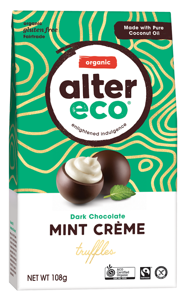 Alter Eco Mint Crème Truffles (108g)