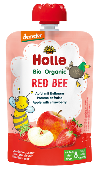 Holle Organic Pouch Apple with Strawberries