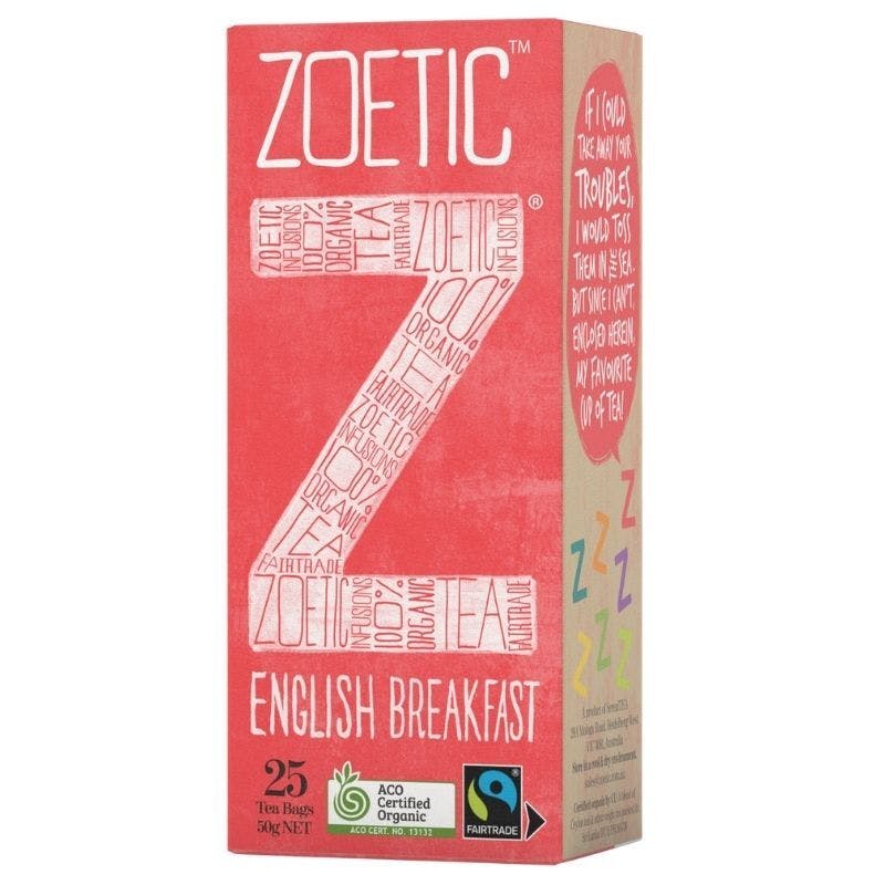 Zoetic English Breakfast (25 Tea Bags)