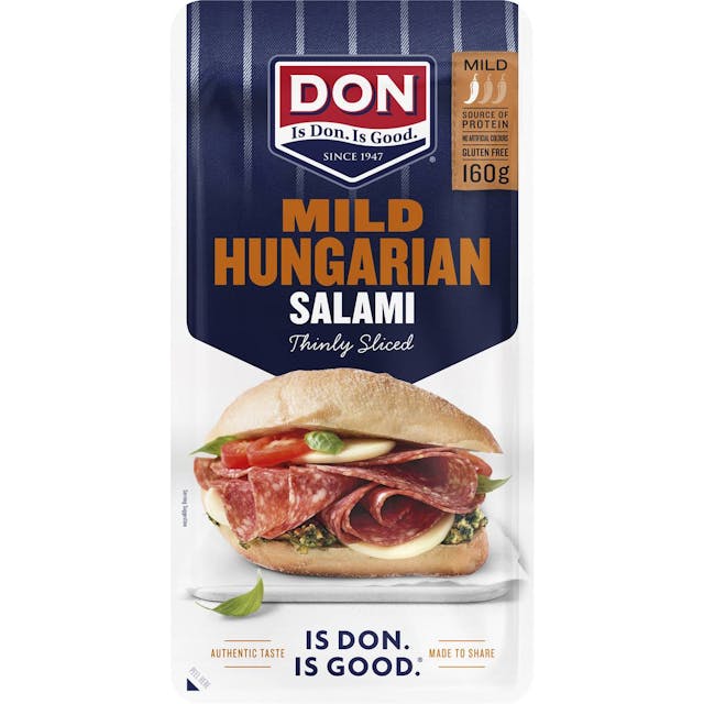 Don Hungarian Salami Thinly Sliced
