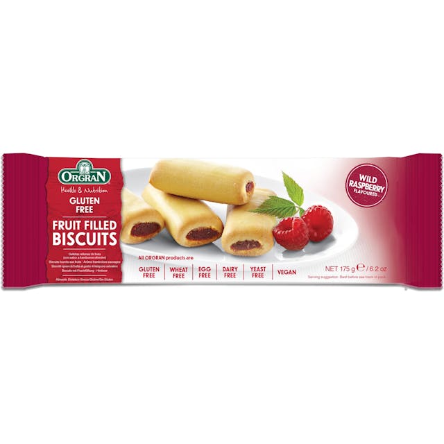 Fruit Filled Biscuits Wild Raspberry