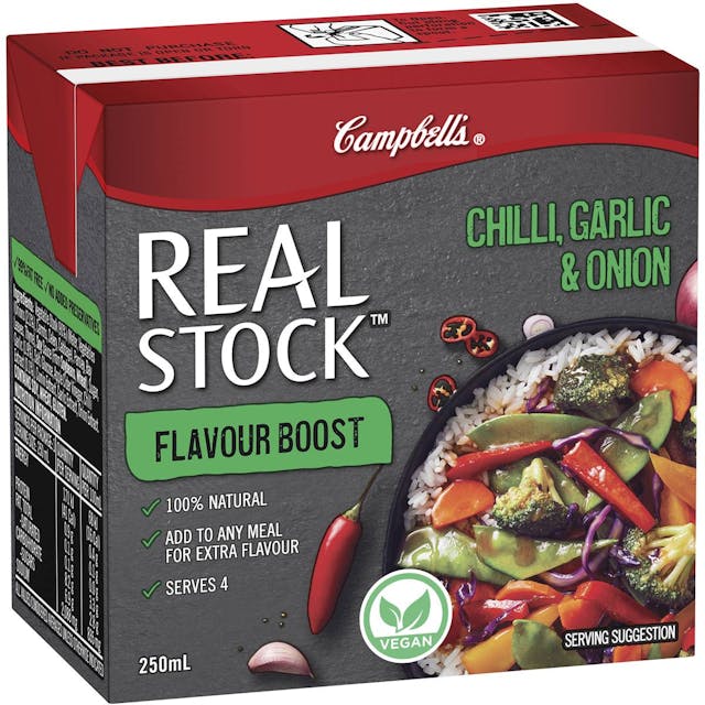 Campbell's Real Stock Flavour Boost Chilli, Garlic & Onion