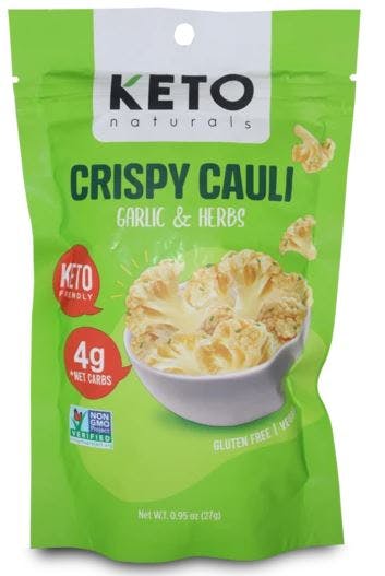 Keto Crispy Cauli Bites Garlic & Herb