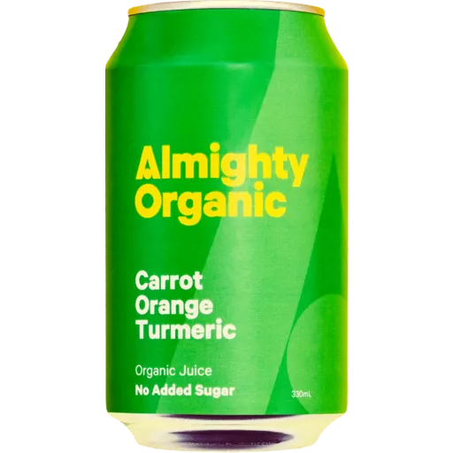 ALMIGHTY Carrot Orange Turmeric Juice