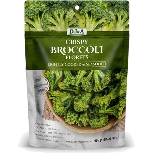 DJ&A Broccoli Freeze Dried Seasoned
